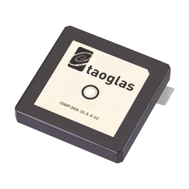 Taoglas ISMP.868.35.6.A.02 Patch Antenna 868MHz 2.17dBi Gain 50ohm Right Hand Circular Polarisation Adhesive/Pin