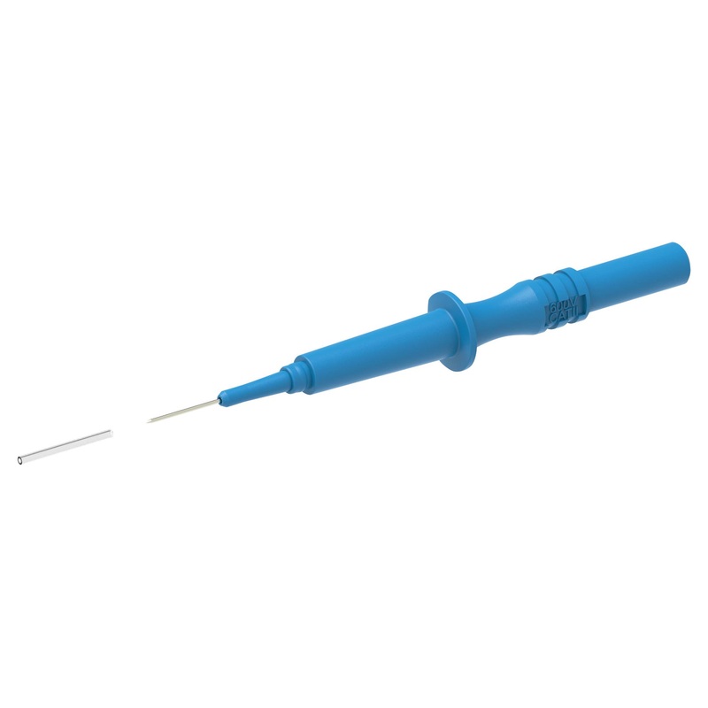 Tenma 72-14290 Test Probe Connector 1A 70V Blue Needle Multifunction 2mm Banana Probes