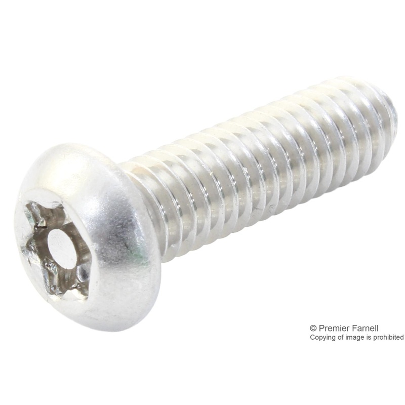 TR Fastenings M3 6 M7A2MC S50 BUT 2.0A/FSF Machine Screw Security mm Stainless Steel A2 Button Head Hex Socket