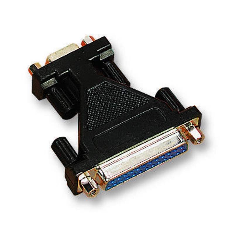 VIDEK 1072 D Sub Connector Adaptor, Standard D Sub, Receptacle, 9 Ways, Standard D Sub, Receptacle, 25 Ways