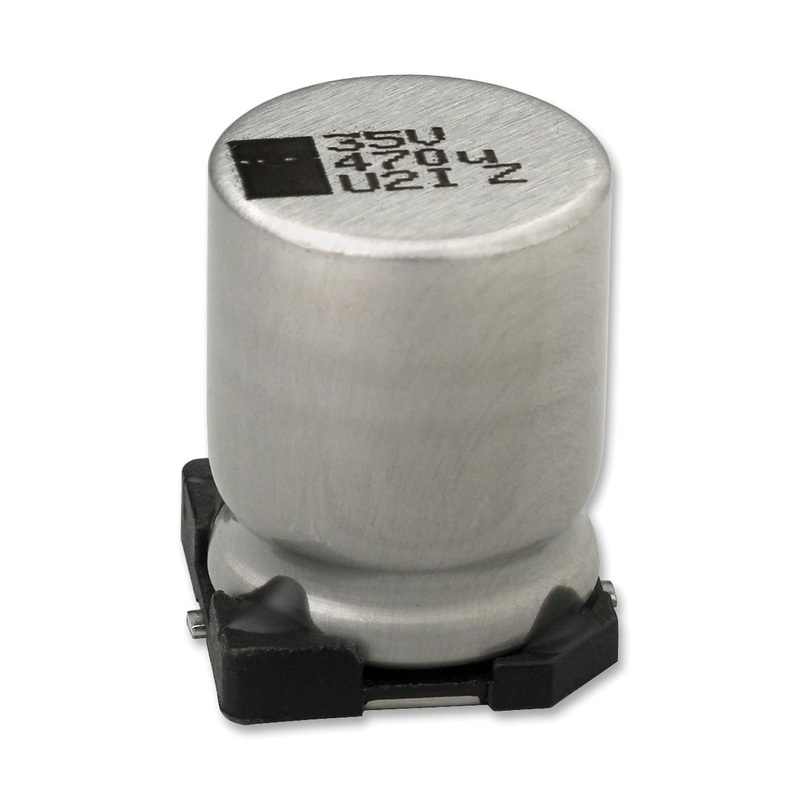 Vishay MAL215099908E3 MAL215099908E3 SMD Aluminium Electrolytic Capacitor Radial Can – 150 F 100 V 5000 Hours @ 105C Polar