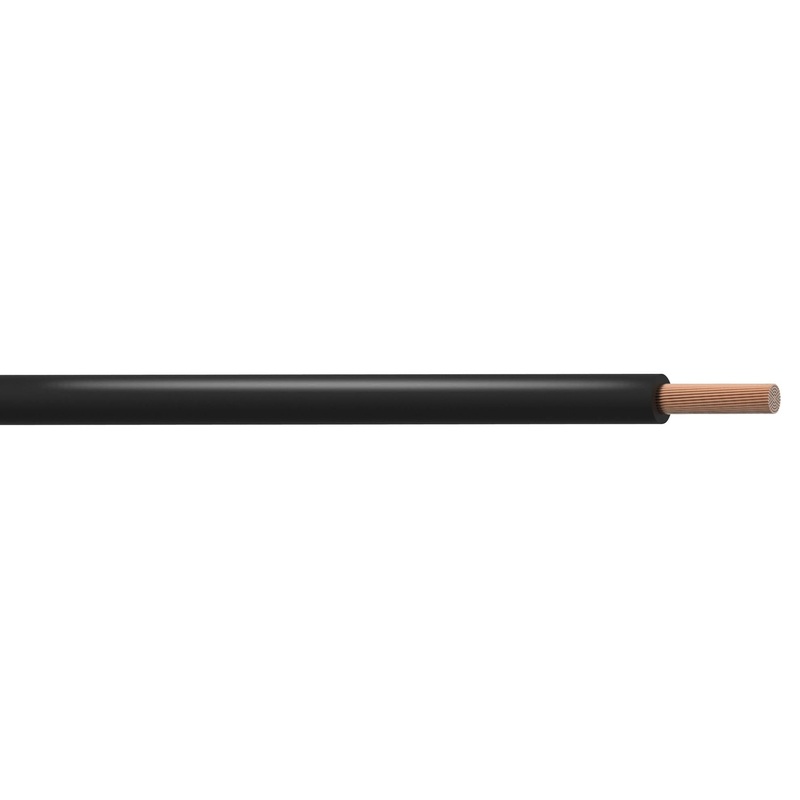 Multicomp PRO PP001187 Wire Tri Rated Per Metre PVC Black 18 AWG 1 mm