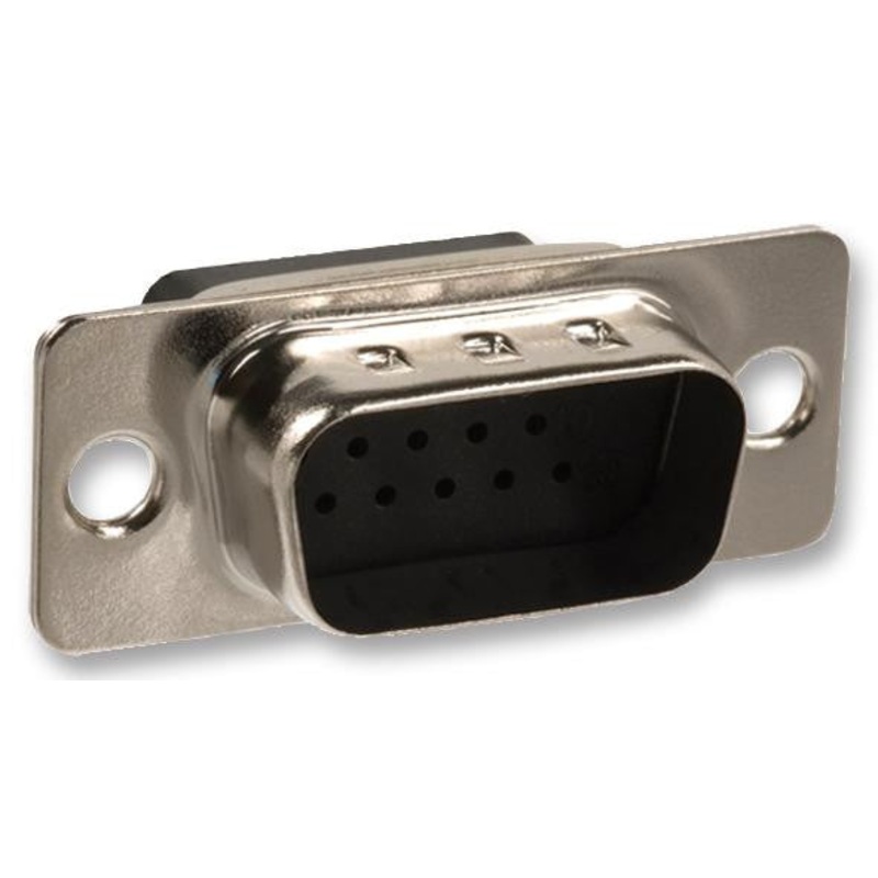 NORCOMP 180-026-173L000 D Sub Connector Housing, Crimp, 26 Ways, High Density D Sub, DA, 180 Series, Plug, Steel Body