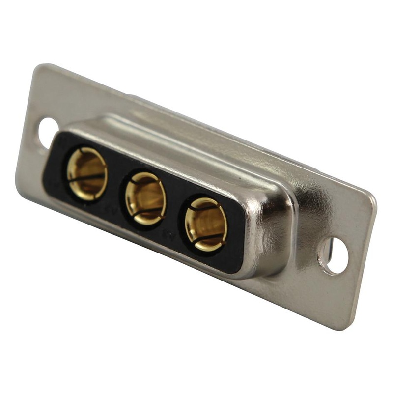 Norcomp 680S3W3203L201 680S3W3203L201 Combination Layout D Sub Connector 20A IP68 Seal-D 680S Series DA-3W3 Receptacle 3 Contacts