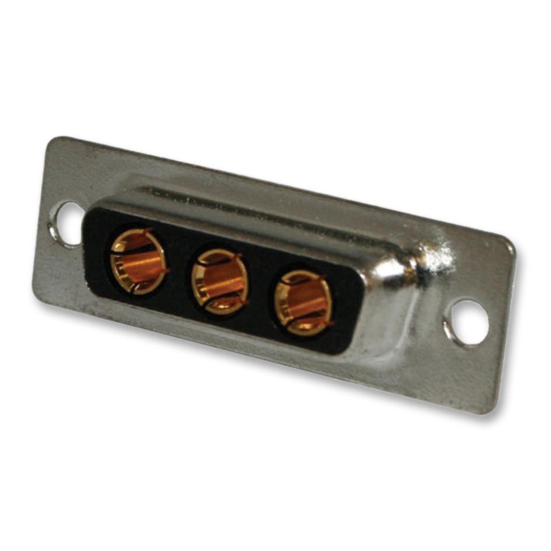 Norcomp 681M7W2103L001 Combination Layout D Sub Connector Power-D 681M Series DA-7W2 Plug 7 Contacts