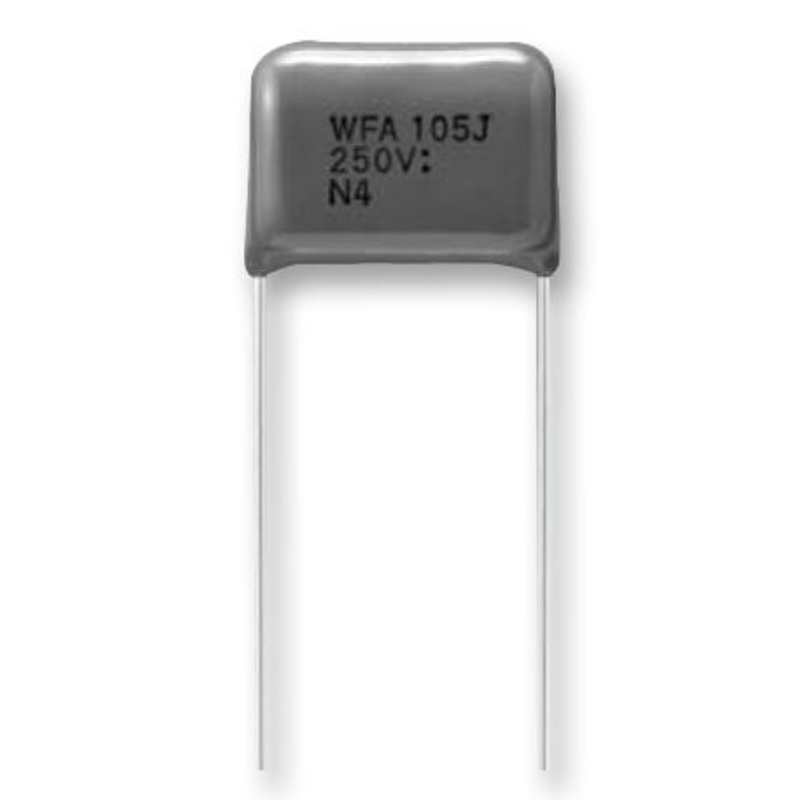 Panasonic Electronic Components ECQE1105KF DC Film Capacitor 1 F 100 V PET (Polyester)  10% ECQE(F) Series