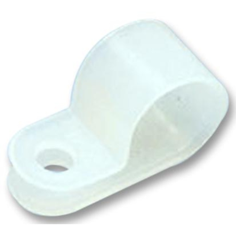 PANDUIT CCH69-S10-C Nylon Fixed Diameter Cable Clamp 19.1 x 12.7mm Natural 100 Pack