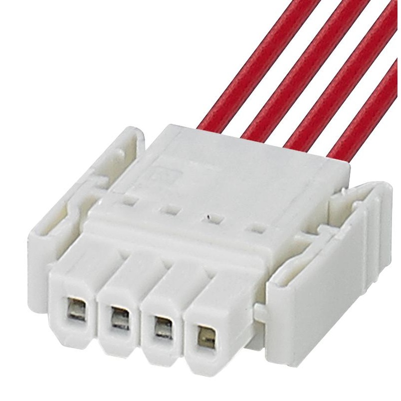 Phoenix Contact PTSM 05/ 4-PL-25 WH PTSM WH Pluggable Terminal Block 2.5 mm 4 Ways 26AWG to 20AWG 0.5 mm Push In 6 A