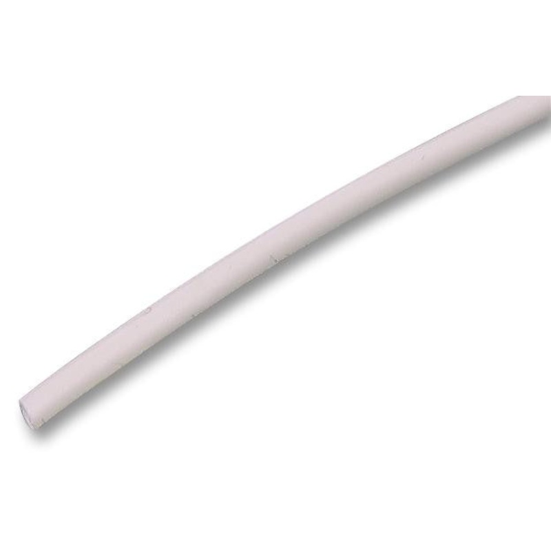 PRO POWER 15069 Heat Shrink Tubing, Halogen Free Normal Wall, 3.2 mm, 0.125 , 2:1, White, 16.4 ft, 5 m