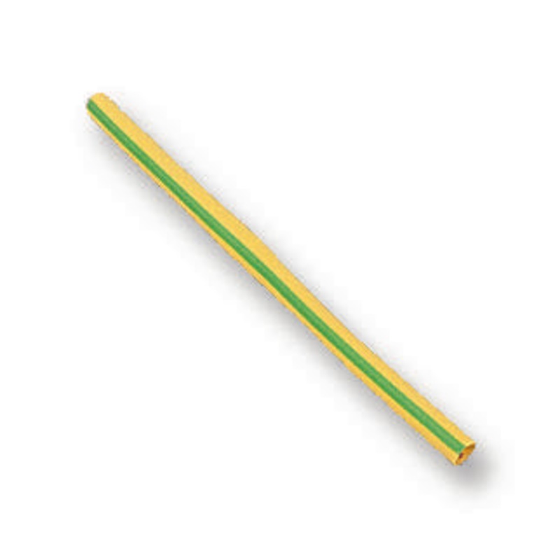 PRO POWER 15091 2:1 Normal Wall Flame Retardant Heatshrink Tubing 3.2mm x 5m Green / Yellow