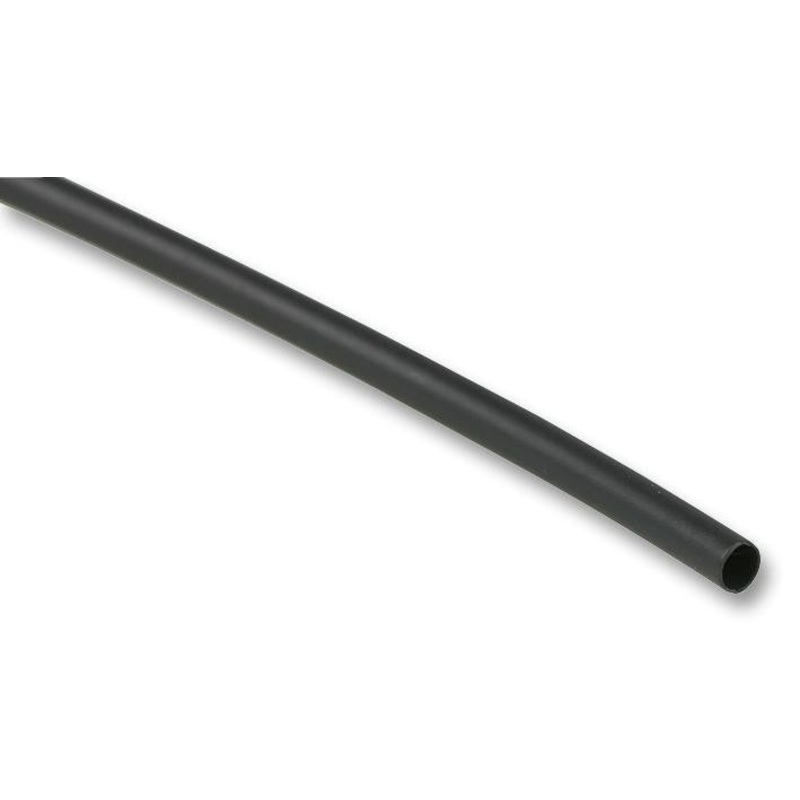 PRO POWER HS114 Adhesive Lined Heat Shrink Tubing, Semi Rigid, 3.2 mm, 0.13 , 3:1, Black, 32.81 ft, 10 m