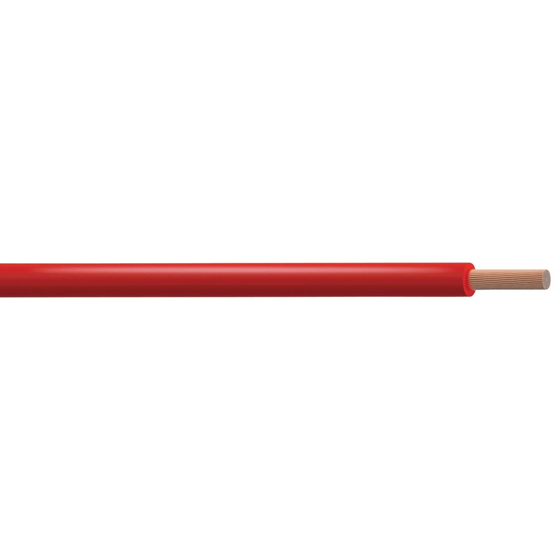 PRO POWER PP001269 Wire, Tri Rated, Per M, Red, 21 AWG, 0.5 mm, 16 x 0.2mm
