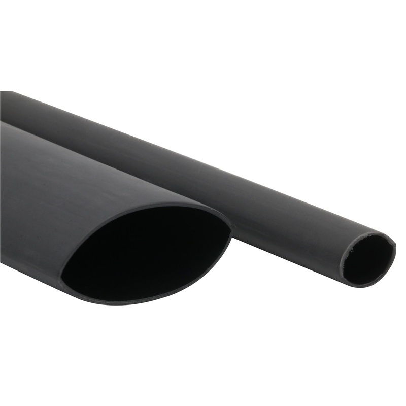 PRO Power PP001866 Adhesive Lined Heat Shrink Tubing 3:1 1.5  38.1 mm Black 4 ft 1.22 m