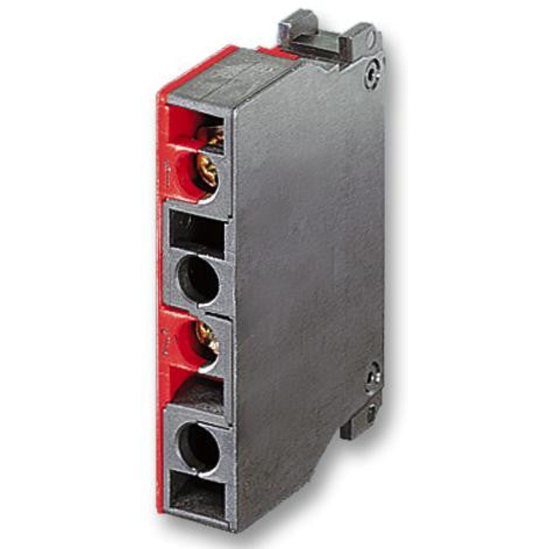 RAFI 5.00.100.139/0000 Contact Block, 10 A, 250 V, 1 Pole, Screw