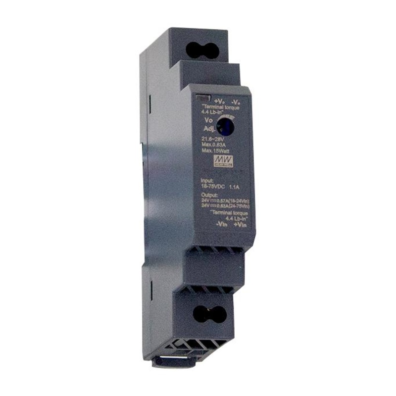 Mean Well DDR-15L-5 DC/DC Converter ITE & Railway 1 Output 15 W 5 V 3 A