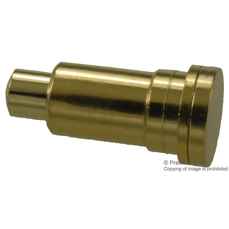 MILL MAX 0871-0-15-20-82-14-11-0 Contact, Spring Loaded Pin, Flat, 9 A, 10.16 mm, 25 g, 100 g