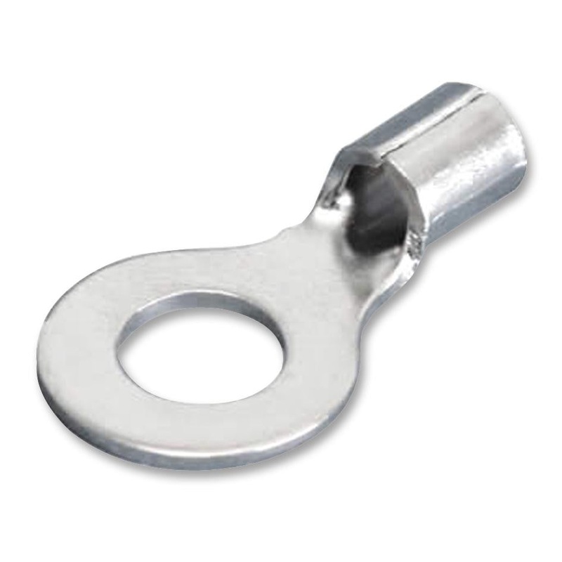 MOLEX 19323-0014 Ring Tongue Terminal, M6, 1/4, VersaKrimp 19323 Series, 6 mm, Uninsulated