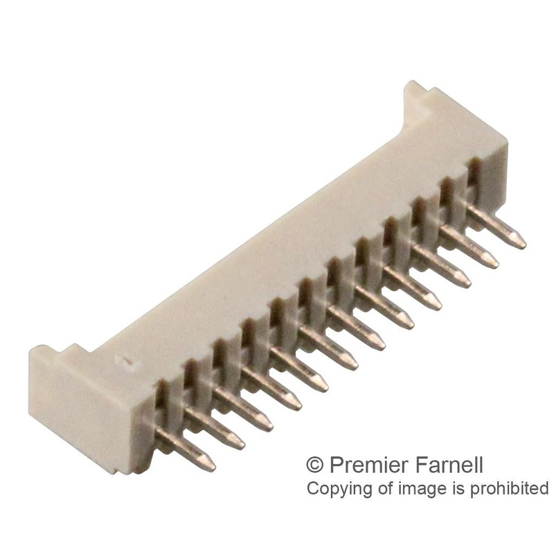 MOLEX 53047-1210 1.25mm Pitch PicoBlade Wire-to-Board Header, Vertical, with Friction Lock, 12 Way