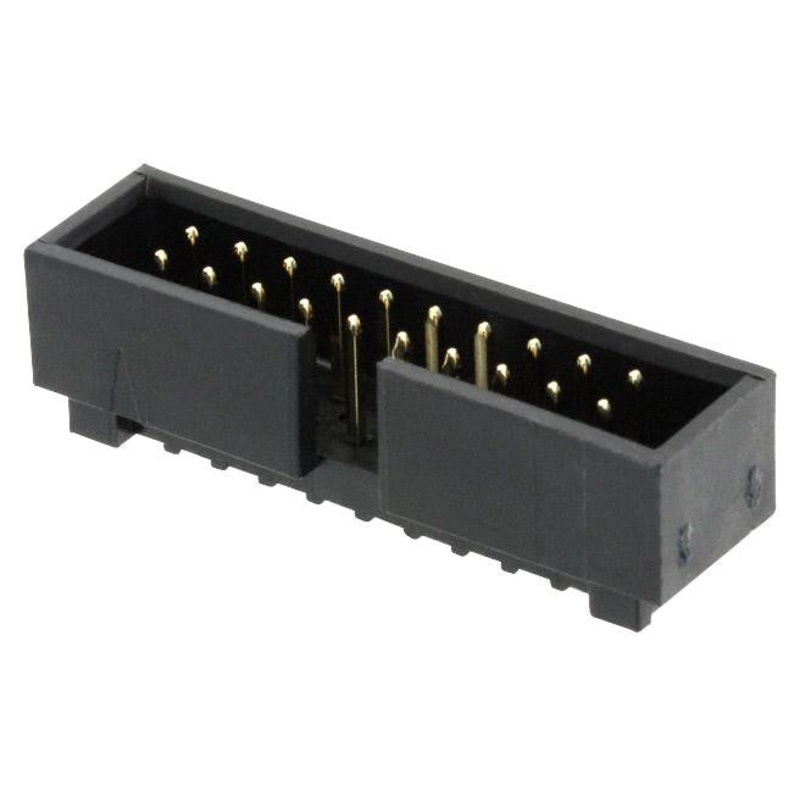 MOLEX 70246-2004 2.54mm Pitch C-Grid Header, Low Profile, 2 Row, Vertical, Shrouded, 20 Way
