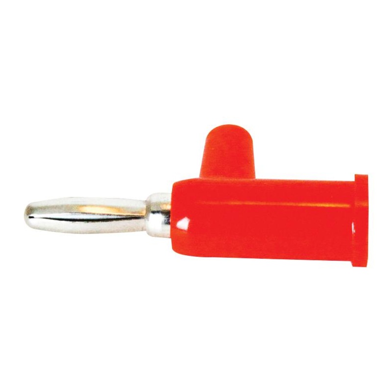 Mueller Electric BU-P1825-2. Banana Test Connector Plug Cable Mount 15 A 5 kV Nickel Plated Contacts Red