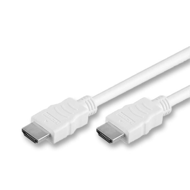 MULTICOMP 11.99.5705 Audio / Video Cable Assembly, HDMI A Plug, HDMI A Plug, 16.404 ft, 5 m, White