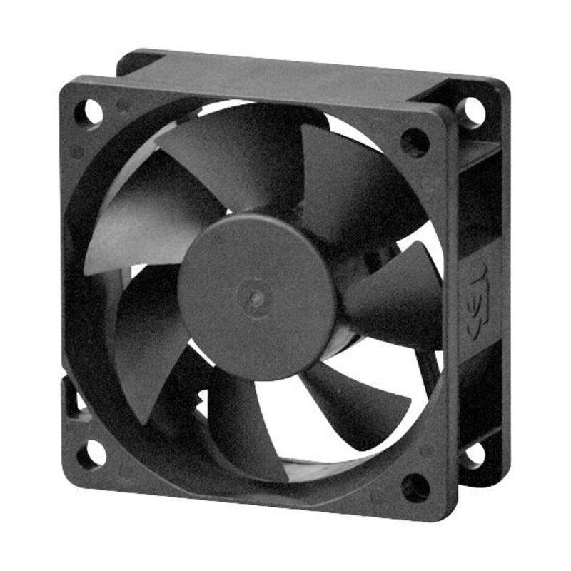 Multicomp MC002704 Axial Fan 12 V DC 60 mm 25 19.3 cu.ft/min 0.55 m/min