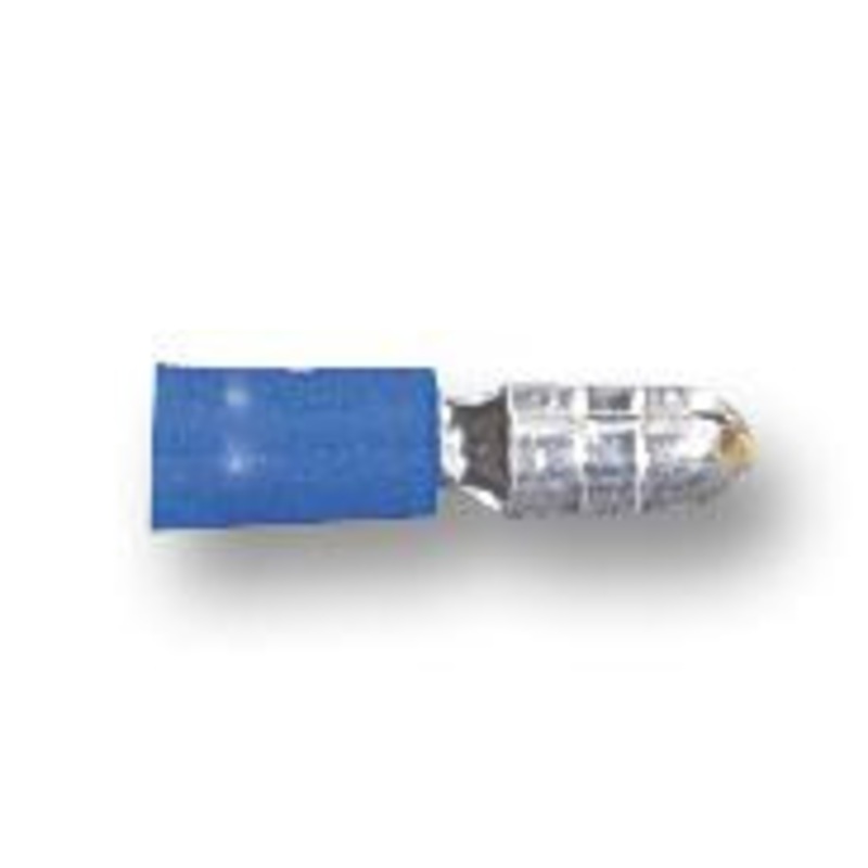 MULTICOMP MPD2-195 Bullet Terminal, MPD Series, 16 AWG, 14 AWG, 2 mm, Male Bullet, Blue
