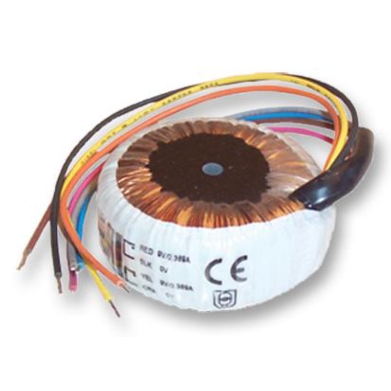 Multicomp PRO MCFM70/22 MCFM70/22 Toroidal Transformer 7 VA 115V 230V 2 x 22V Single Primary Dual Secondary Centre Potted