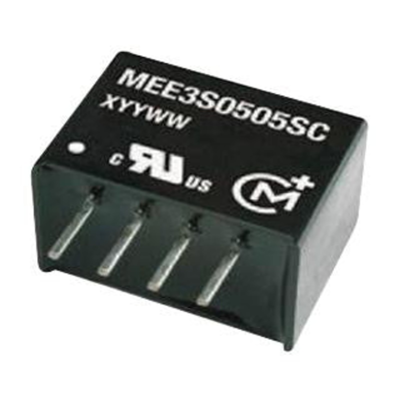 MURATA POWER SOLUTIONS MEE3S1205SC Isolated Board Mount DC/DC Converter, 1kV Isolation, 1 Output, 3 W, 5 V, 600 mA
