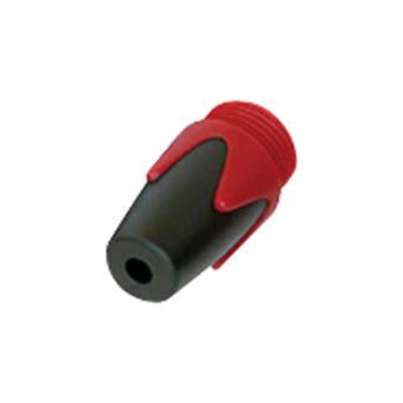 NEUTRIK BPX-2-RED Connector Accessory, Red, Boot, Neutrik PX Series Phone Plugs, BPX Series