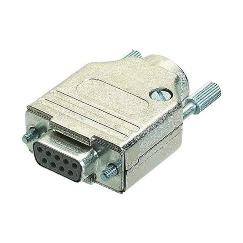 HARTING 9670090348 D Sub Backshell, DE, 180, Metal Body