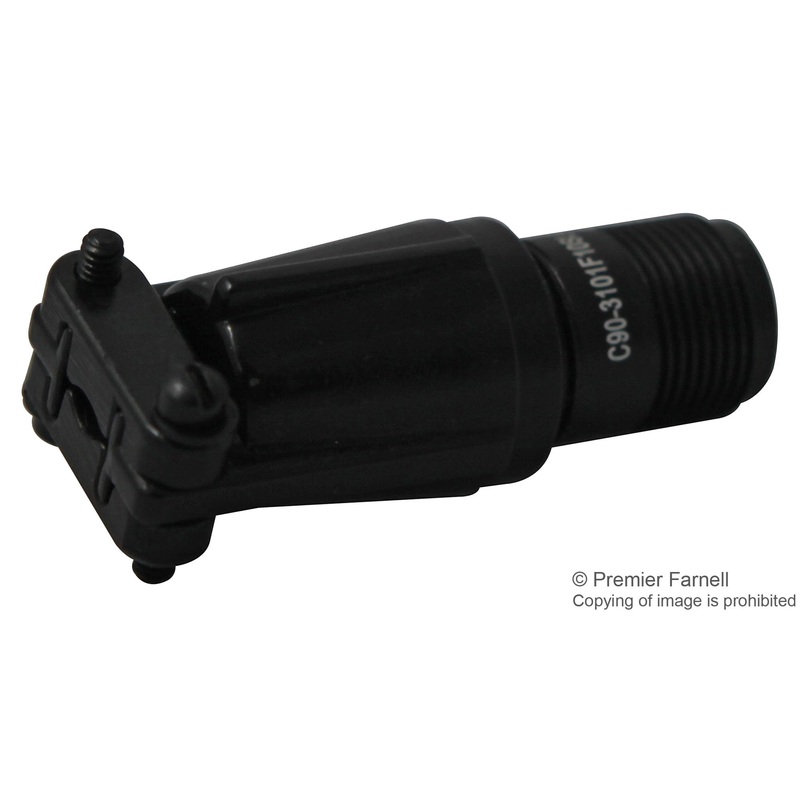 HARWIN C90-3101F10SL-4P Circular Connector, Cable Mount Receptacle, 2 Contacts, Solder Pin, Aluminium Alloy Body