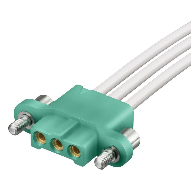 HARWIN M300-2250396F2 Connector Housing, Hex Socket Jackscrews, M300 Series, Receptacle, 3 Ways, 3 mm