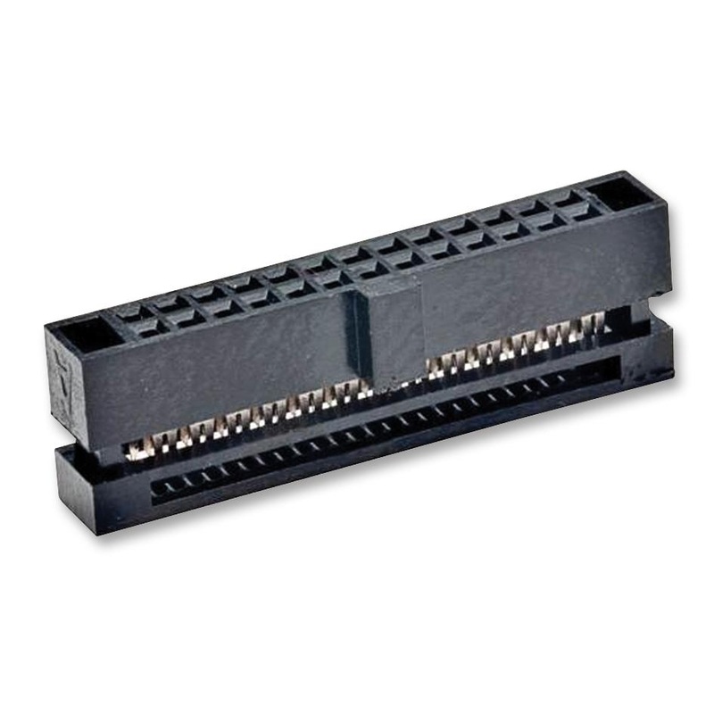 Harwin M50-3301742 M50-3301742 IDC Connector Receptacle Female 1.27 mm 2 Row 34 Contacts Cable Mount
