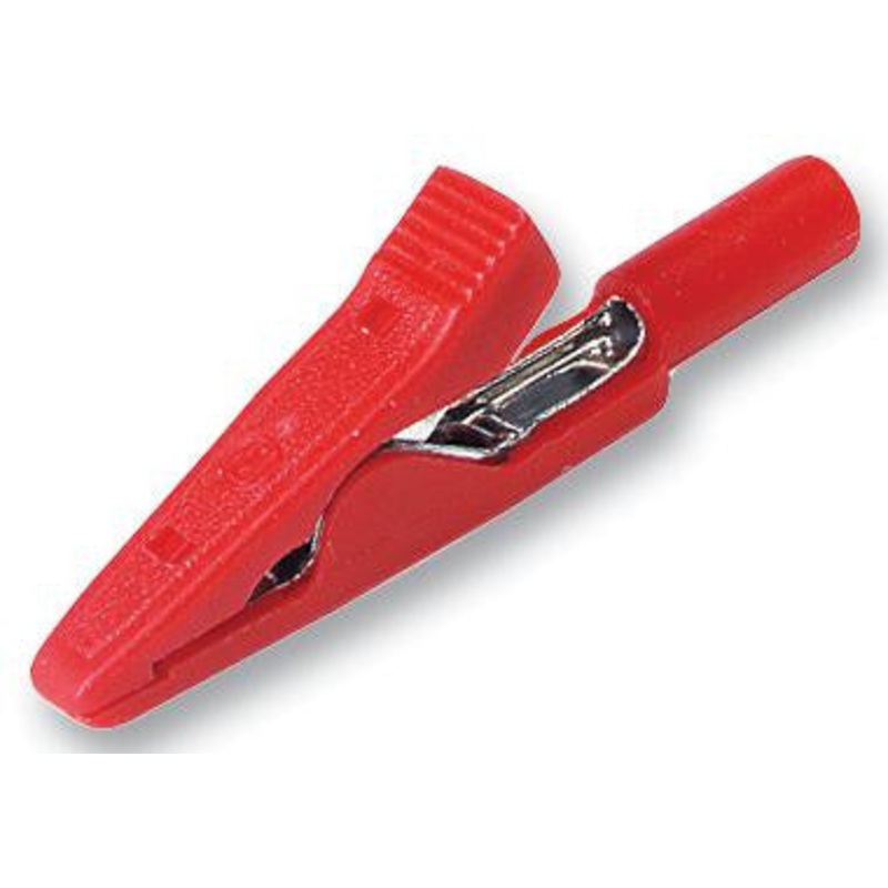 HIRSCHMANN TEST AND MEASUREMENT 930317801 CROCODILE CLIP, 4MM, RED, 8A