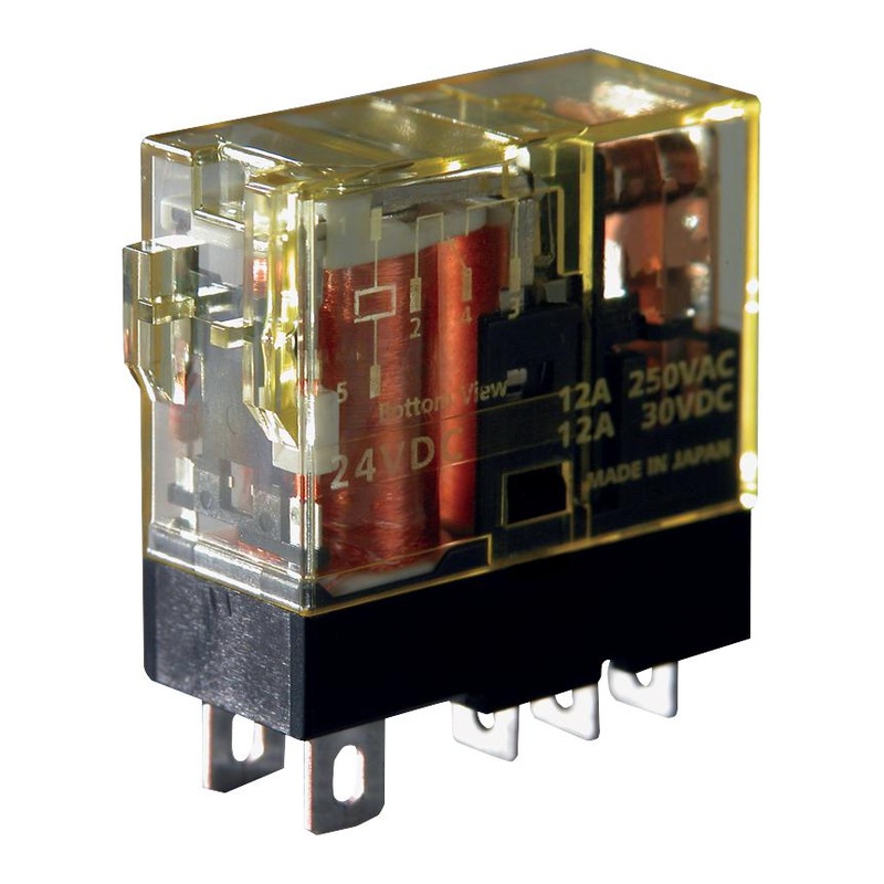 Idec RJ2S-CL-D24 Power Relay Dpdt 24 VDC 8 A RJ Series Socket Non Latching