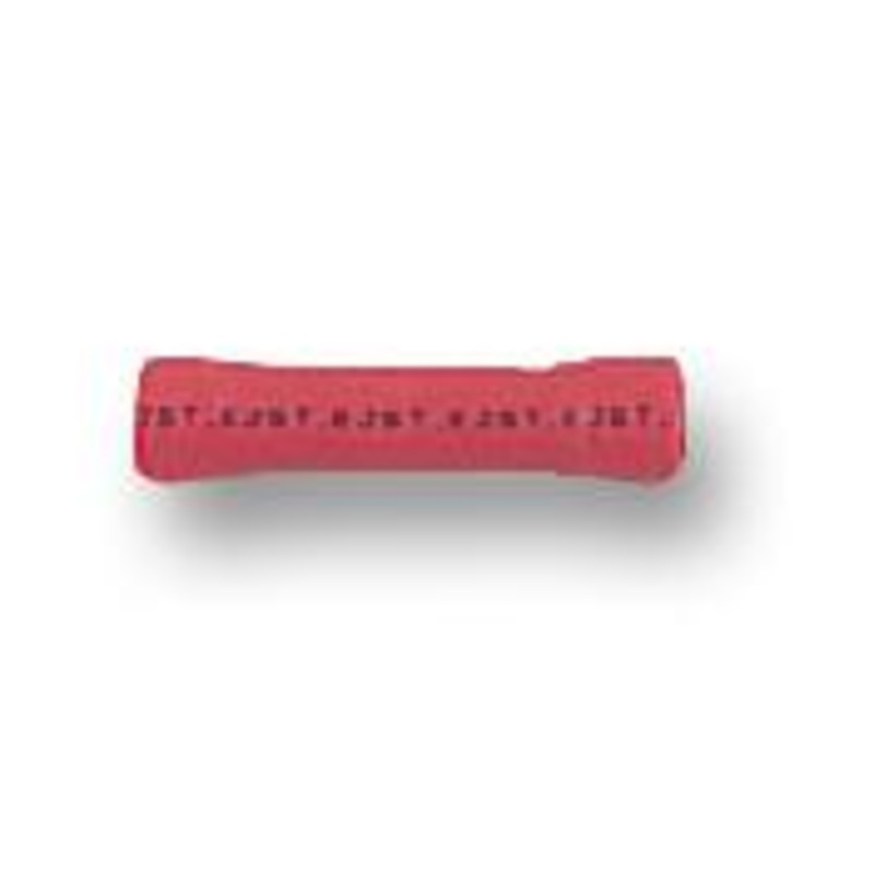 JST (JAPAN Solderless TERMINALS) FVC-1.25 (LF) K Butt Splice Red FVC 22 AWG 16 1.25 mm Vinyl