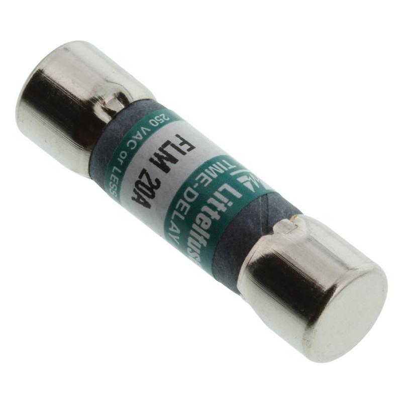 LITTELFUSE 0FLM015.T Fuse, Industrial / Power, FLM, 15 A, 250 V, 125 V, 10.3mm x 38.1mm, 13/32 x 1-1/2