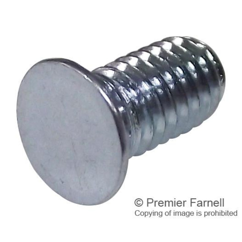 DURATOOL PFH-M4-12 STUD, CAPTIVE, M4X12, PK50