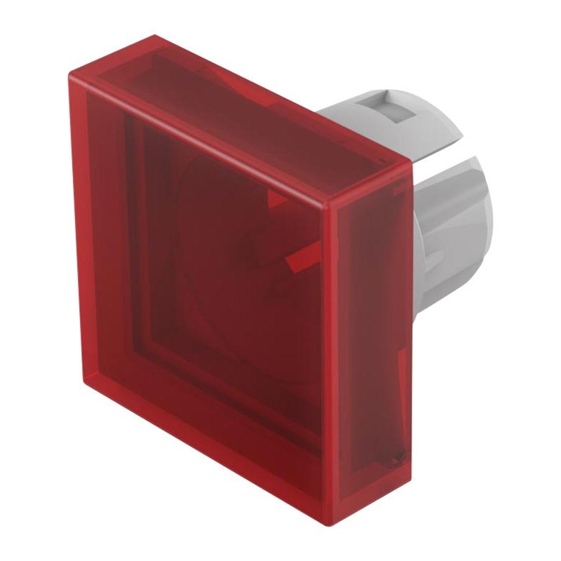 EAO 61-9311.2 Lens Raised Square Red 61 Series