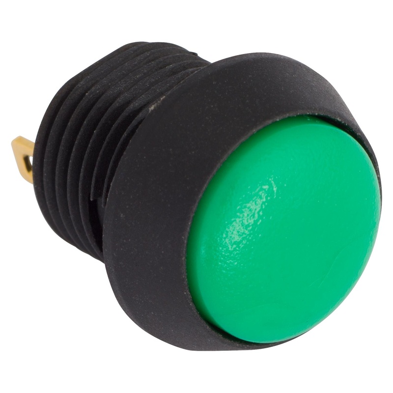 EOZ FL12NG Pushbutton Switch IP67 Momentary Spring Return SPST-NO Quick Connect