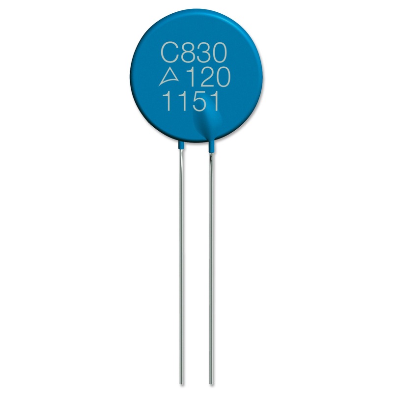 Epcos B59830C0160A070 B59830C0160A070 PTC Thermistor 3.7 ohm Through Hole 160 V -25% to +25% B59830 Series