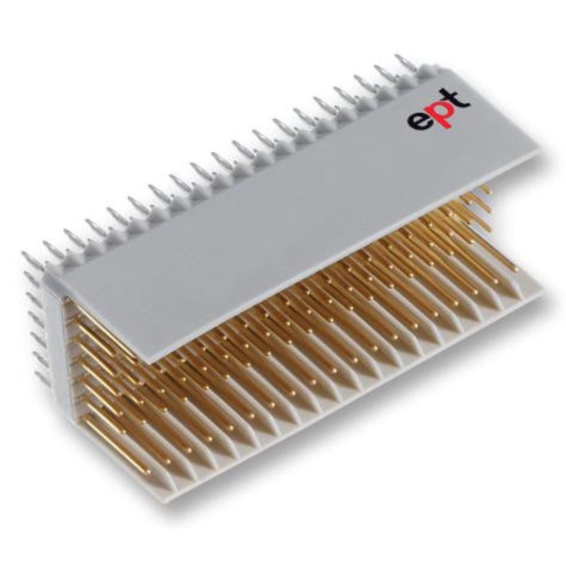 EPT 243-23320-15 Connector, Type B19 Series, Backplane, 133 Contacts, Plug, 2 mm, Press Fit