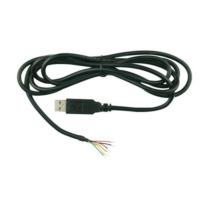 FTDI TTL-234X-5V CABLE, USB TO UART, 6WAY, 1.8M
