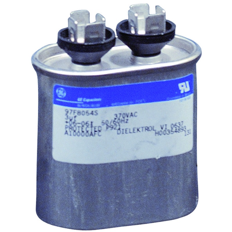 GENTEQ 97F8056 CAPACITOR POLYPROPYLENE PP FILM 5UF, 370V, 6%, QC