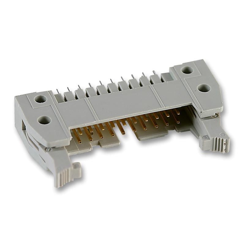 HARTING 09 18 510 7904 Wire-To-Board Connector, Long Latch, 2.54 mm, 10 Contacts, Header, SEK 18 Series, Through Hole