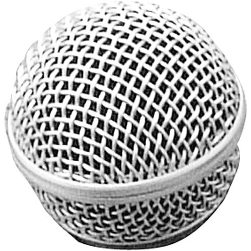 On-Stage SP58 – Replacement Steel Mesh Grille for Round Capsule Handheld Microphones (Matte Grey)