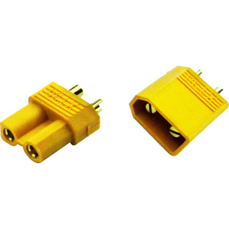 Common Sense RC XT30 Power Connector Pack for RC Vehicles (1 x Male, 1 x Female)