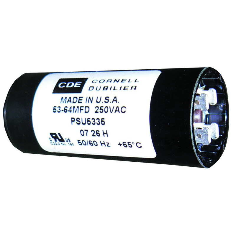 CORNELL DUBILIER PSU40015A ALUMINUM ELECTROLYTIC CAPACITOR 400-480UF 125V, 20%, QC