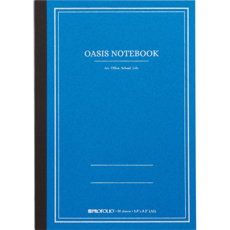 Itoya ProFolio Oasis Notebook (Blue Sky, 5.8 x 8.3)